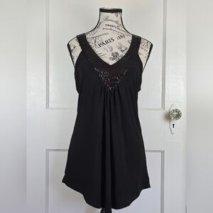 Vintage 90's Deb Knit Sparkly Top XL